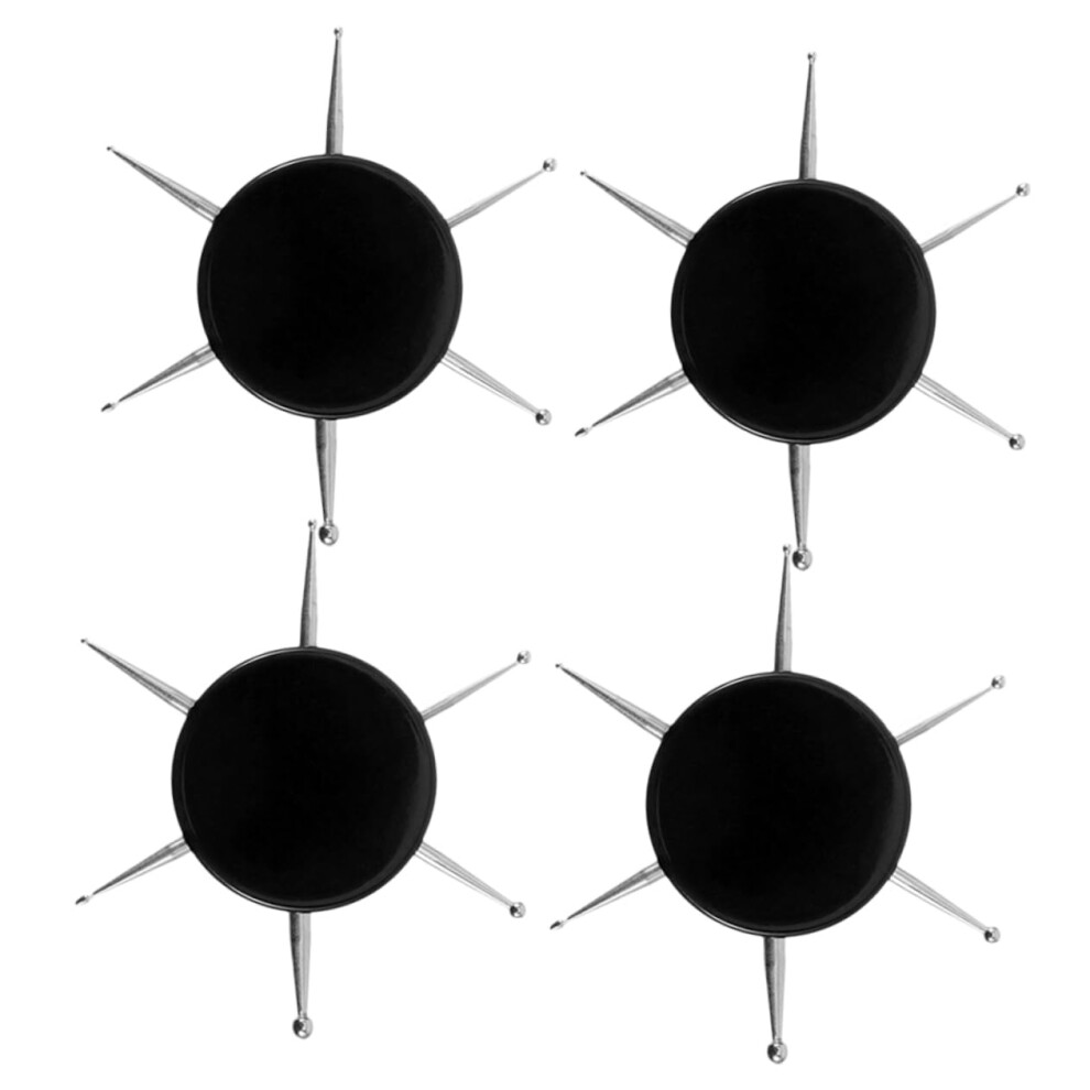 4pcs Professional Nail Art Dotting Tools DualEnded Metal Pens for Precise DIY Manicures