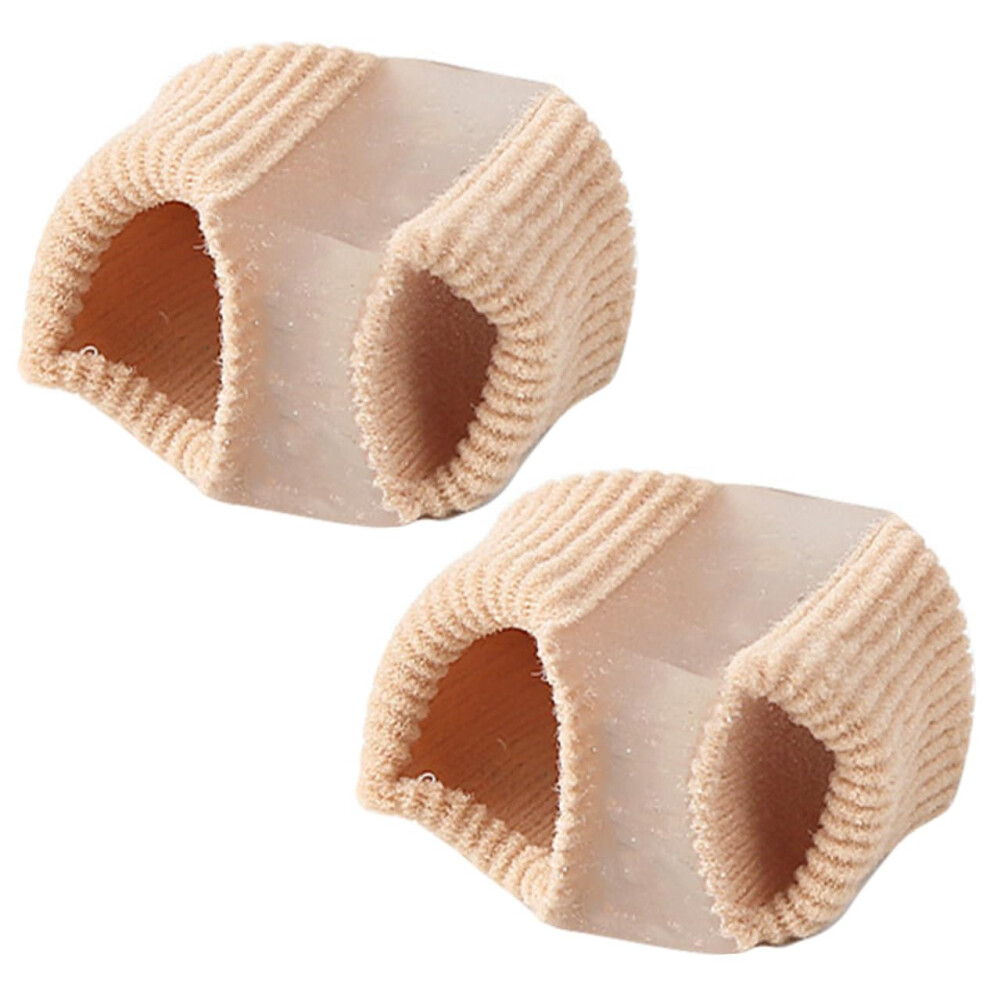 2pcs Toe Separators Bunion Corrector for Overlapping Toes Reusable Silicone Foot Care