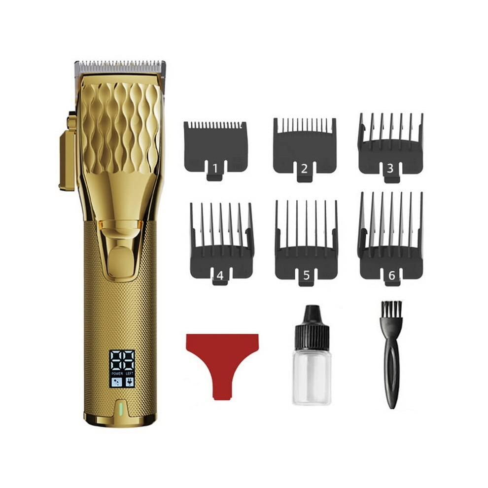 Hair Clippers for Men Gold Cordless Hair Clipper Professional Rechargeable USB Fast Charging