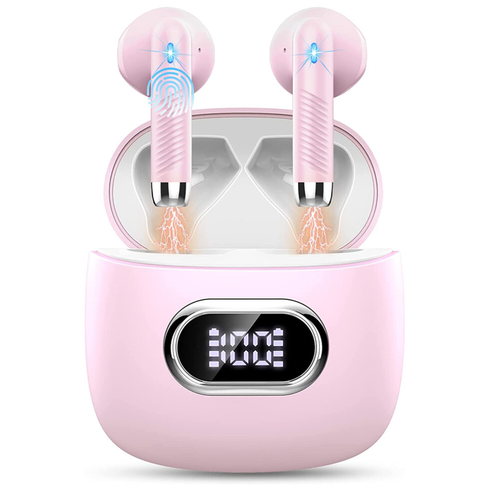Bluetooth 5.3 Wireless Earbuds For Stable Connection, Enc Noise Cancelling For Clear Calls, Ip7 Waterproof For Durability 9433291259849