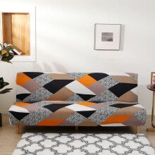 Elegante funda para futón, funda elástica para sofá cama con protección completa, fácilmente extraíble para lavar a máquina, mezcla de spandex