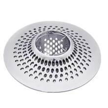 Atrapador de pelo desmontable para desagüe, tapa de desagüe de ducha de acero inoxidable, colador de desagüe de bañera para protección del