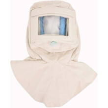Shawl Cap Sandblaster Mask, Canvas Protective Gear With Receiver For Sandblasting And Grinding Activities