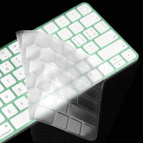 Acessórios de proteção para o teclado Magic do iMac de 24 polegadas (A2449) de 2021 com Touch ID: capa protetora ultrafina e durável com alta 1