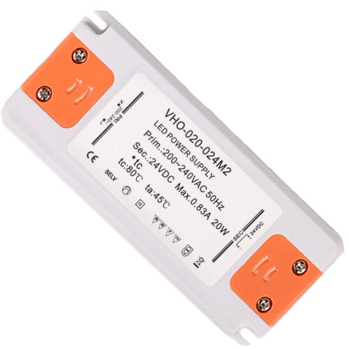Συμπαγές τροφοδοτικό LED, έξοδος 12V DC για ταινίες LED και λαμπτήρες G4, MR11, MR16, εύχρηστο 1