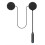 Ακουστικά Bluetooth για μοτοσικλέτα για ήχο Hi-Fi και φωνητικό βοηθό, αδιάβροχο και 1