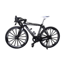 Creatief gesimuleerd mini-mountainbikemodel, gegoten aluminium 1:10 schaal, speelgoedfiets voor etalagedecoratie
