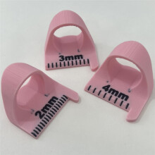 Sewing Template Set 3 Sizes NonSlip Guides for Quilting, Seam Finishing & DIY Stitching (Pink)