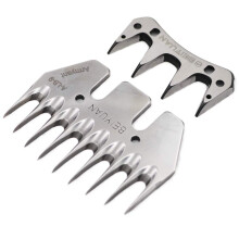 Replacement Blades For Sheep Clippers, Professional Stainless Steel Heat Treatment Technology, Straight 13-teeth Type Easy Installation