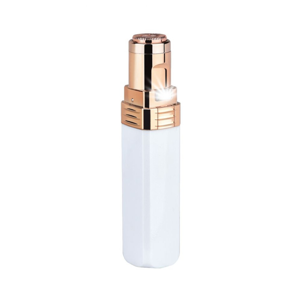 Fashionable Facial Hair Remover, Painless Hair Removal with AA Battery Operated Rotary Cutter Head, Clean Without Residue