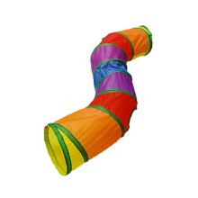 Sturdy Polyester Fabric Cat Tunnel, Flexible Steel Wire Frame Supports Quick Assembly And Easy Storage