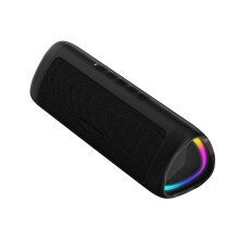 Draagbare speaker voor buitenavonturen, draadloze Bluetooth-speaker met basversterkingstechnologie, TWS-koppeling, ingebouwde microfoon, sterk