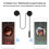 Ακουστικά Bluetooth για μοτοσικλέτα για ήχο Hi-Fi και φωνητικό βοηθό, αδιάβροχο και 2