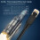 Καλώδιο Cat8Ethernet, Anti-Crosstalk & Universal Συμβατότητα, Επιχρυσωμένος σύνδεσμος Rj45 που 4