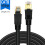 Καλώδιο Cat8Ethernet, Anti-Crosstalk & Universal Συμβατότητα, Επιχρυσωμένος σύνδεσμος Rj45 που 5