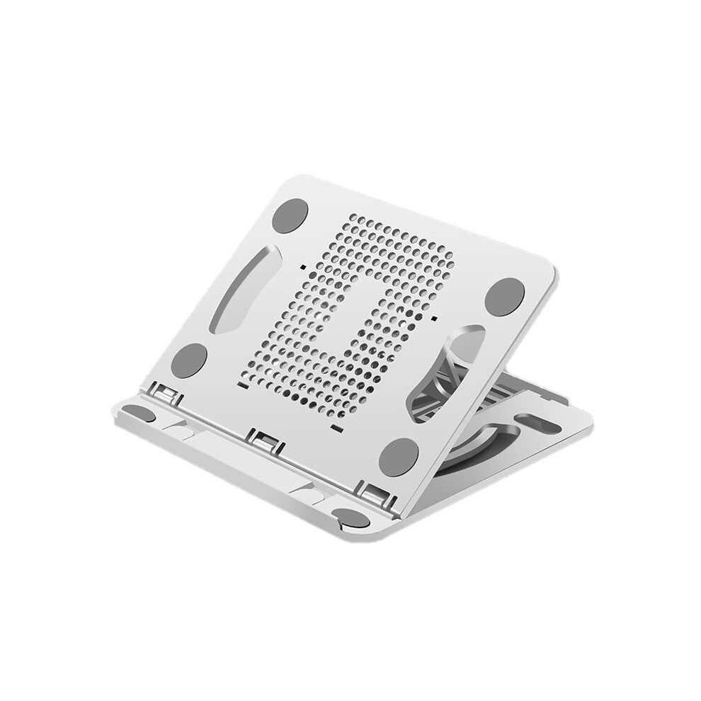 Adjustable Laptop Stand 360 Degree Rotating Ergonomic Holder Foldable With Heat Dissipation White 9044945729238