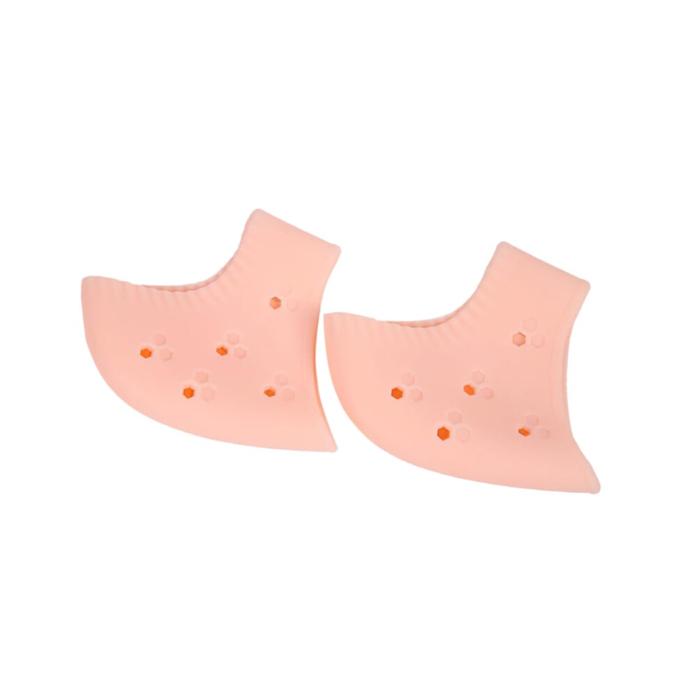 Heel Protector Gel Socks with Deep Hydration Lining for Cracked Heels and Dry Feet Pain Relief