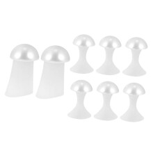 8Pcs Silicone Toe Separators for Pedicure and Nail Art, Comfortable Reusable Toe Spacers for Salon