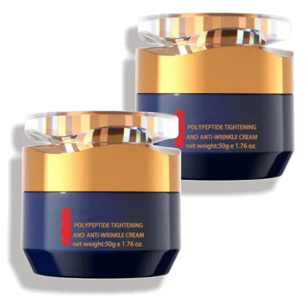 Cream Anti Wrinkle 50G Wrinkle Removal Face Moisturizer With Polypeptides For Firming 2Pcs