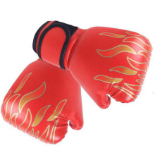 Gants de boxe pour enfants – PU épais, rouge, 20x15x5cm, 85g, adaptés à l’entraînement