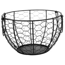 Vintage Wire Storage Basket Large Capacity for Kitchen Vegetables Fruits and Eggs Organizer