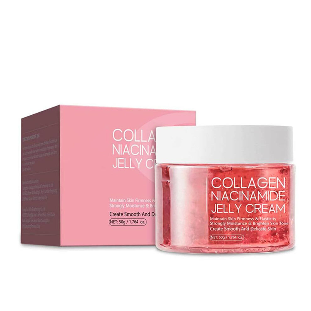 Cream Collagen Face With Niacinamide, Deep Hydrating Jelly Moisturizer For Firmness, 1.7 Fl Oz