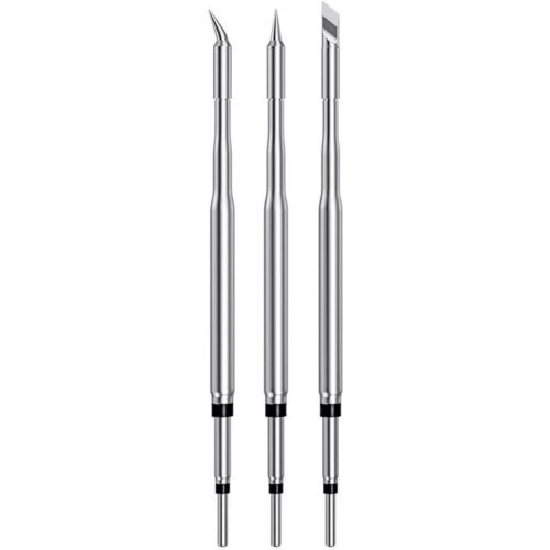 Soldering Iron Tip Set 6pcs with Pointed Hook Horseshoe Styles for Electronics 2