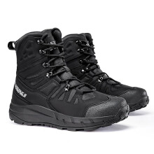 Men's Black Hiking Boots with Durable Resistant Upper for Mountain Climbing & Outdoor Trekking UK 7.5