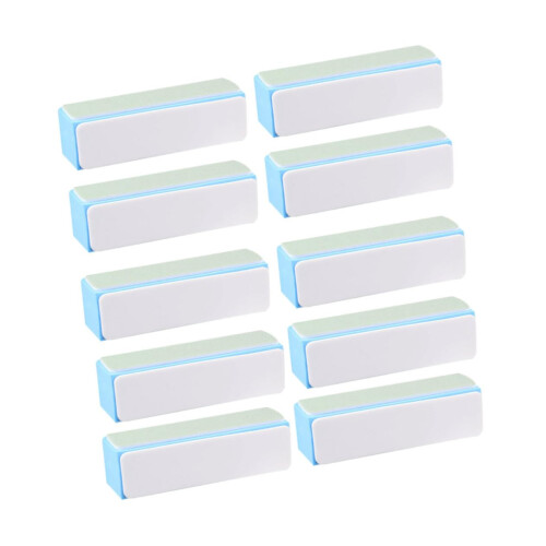 10pcs Professional Nail Buffer and File Blocks 2 in 1 Design for Smooth Nail Surface