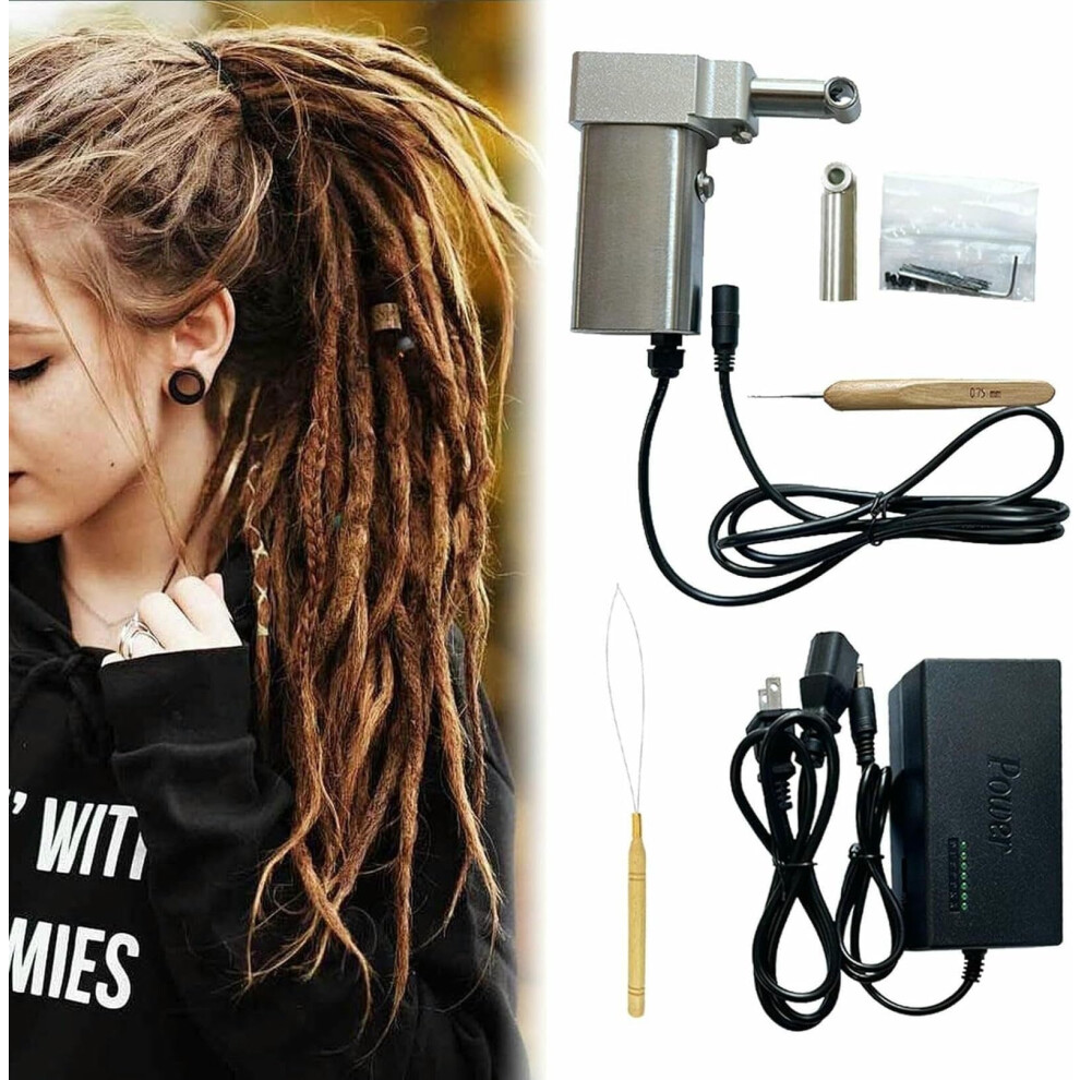 Unisex Automatic Dreadlock Machine With Multiple Head Sizes, Fast Electric Hair Braiding For 6Mm Locs