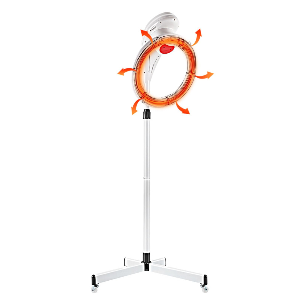Professional Salon Hair Dryer with 360 Rotation, Adjustable Heat and Height for Color and Treatment