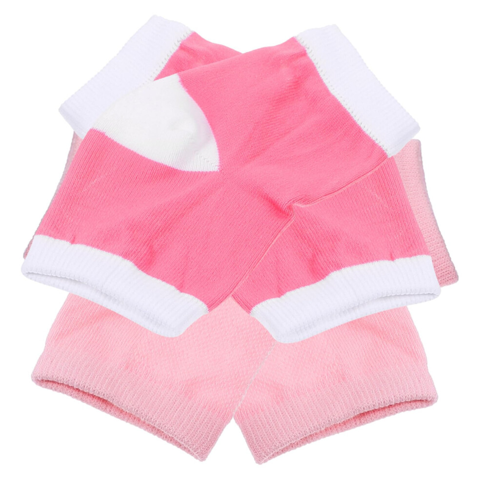 Heel Socks for Cracked Feet with Moisturizing Gel, Reusable Heel Protector for Dry Skin Relief