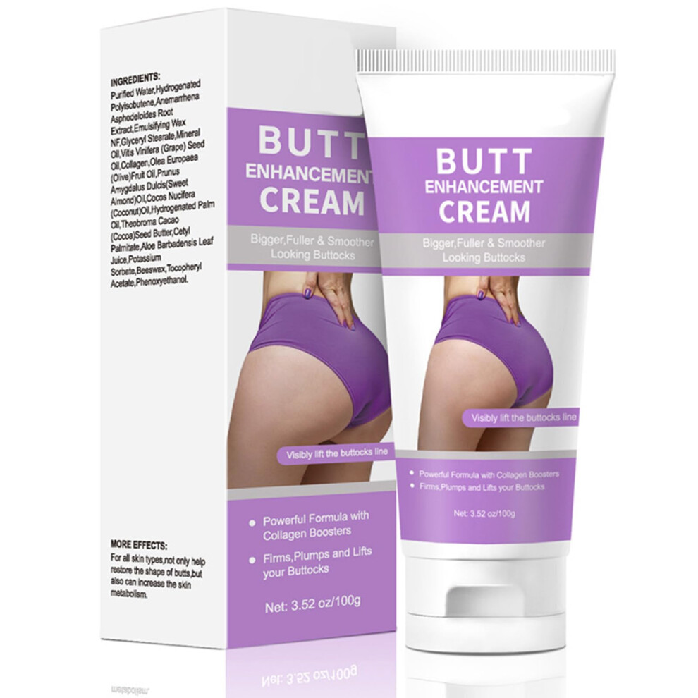 Cream Butt Enhancement With Firm Lift Effect And Cellulite Smoothing For Fuller Contour Boost