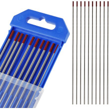 TIG Tungsten Electrode 2% Thoriated, Red TIG Tungsten for DC Applications with Reliable Continuous Arc-Striking, WT-20 High Current Range Welding