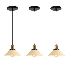 Lampade a sospensione in stile rustico per corridoio, lampade a sospensione industriali, superficie liscia, resistente, colore uniforme, antiruggine,