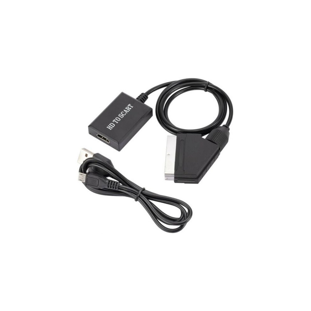 Multimedia Adapter, 1080P Hd Video Converter For Scart To Hdmi Transformation 9433291274088