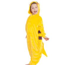 Cosplay barnkläder, mjuk och bekväm flanelljumpsuit med huva och bedårande djurformer, unisex barndjurscosplay för Halloween