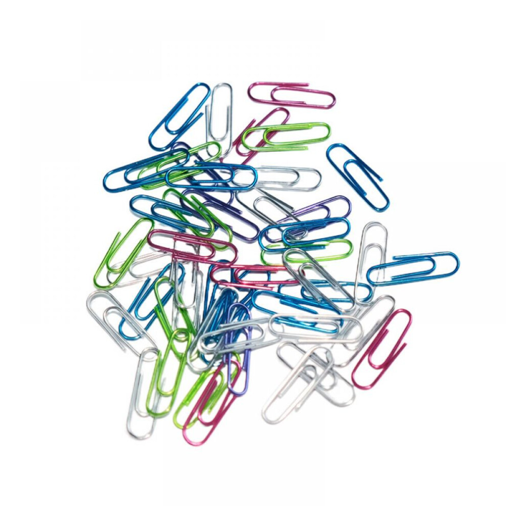 Paper Clips Assorted Colors, 250Pcs Medium Size, Corrosion Resistance Multipurpose Clips For Office School Document Organization 9423501824639