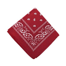Vierkante bandana-sjaal voor dagelijks gebruik, stropdas, rijmasker en hoofdband, multifunctionele stof met UV- en windbescherming, klassieke bandana