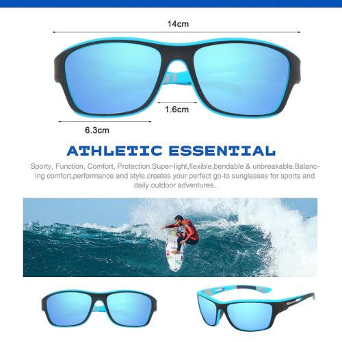 Γυαλιά ηλίου Polarized ρυθμιζόμενης εφαρμογής για άνδρες και γυναίκες, αθλητικά 2