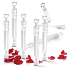 Mini bacchette per bolle di sapone, perfette come bomboniere per feste, con un design a tema carino. Bastoncini per bolle ricaricabili da 4-5 ml con
