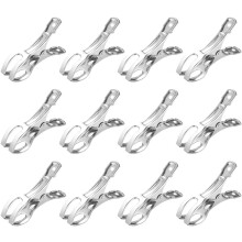 Metal ClothesPins, Versatile Stainless Steel Pool Towel Clips For Multiple Uses, Including Chair Clips for Beach Towels And Garden Clips, High