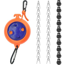 Portable Travel Clothesline, Multipurpose Rope For Indoor Outdoor Drying, Compact Lightweight Retractable Design, Suitable For Drying Clothes
