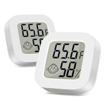 Digitales Hygrometer-Thermometer, hochpräziser Temperaturmonitor für Innenräume mit LCD-Anzeige, Echtzeitmessung für Zuhause, Babyzimmer,