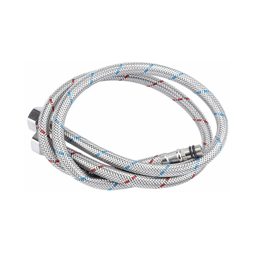 Plumbing Perfection, Stainless Steel Braided Hose For Bathroom Cabinet Faucet Use, Combining Ease Of Installation With Rust And Burst Protection (2 9340258975370