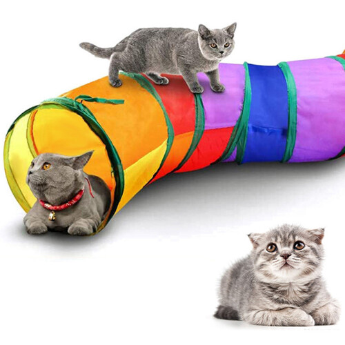 Pet's Dreamland, Τούνελ Γάτας S-Type2Tube με Παράθυρο Παρατήρησης, Πτυσσόμενο Τούνελ Ουράνιο 1