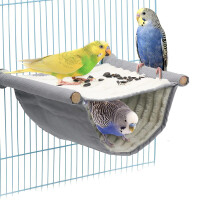 Comfortabele, knusse grot, warm winternest voor vogels in een kooi, gemakkelijk op te hangen en schoon te maken, stimuleert beweging en vermaak,