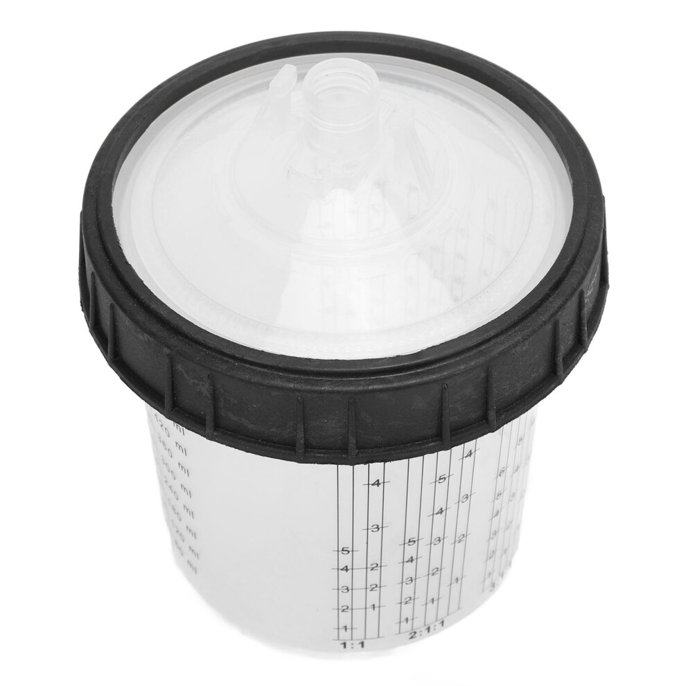 23Pcs Paint Sprayer Cup Kit 0-600Ml With Lids & Seal Ring For Easy Use 7621381098009