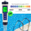Digital PH Meter with 5-in-1 Function, High Precision Water Quality Analysis Tool, Multiparameter Water Test for Laboratory Testing Applications 3