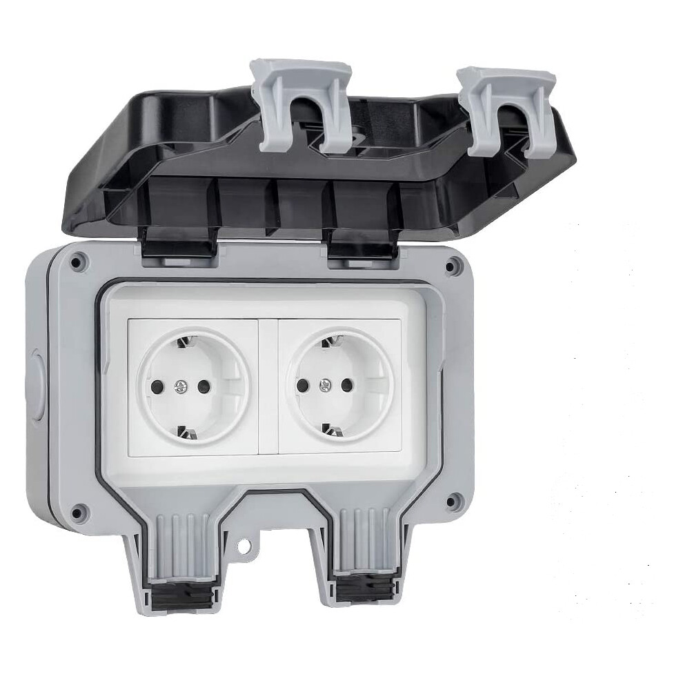 Secure Outdoor Socket With Usb And Type-C Ports, 16A Capacity, Ip66 Rated, Ideal For Gardens And Workshops 9448196959930